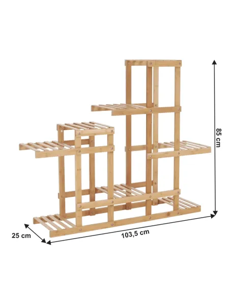 Raft, TABIA, living/dormitor/birou, 103.5x25x85 cm, Bambus | MobilaOK