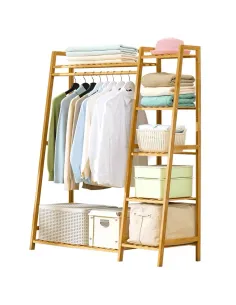 Organizator Dulap, VINET, dressing, 110x40x140 cm, bambus | MobilaOK