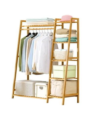 Organizator Dulap, VINET, dressing, 110x40x140 cm, bambus | MobilaOK