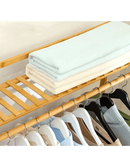 Organizator Dulap, VINET, dressing, 110x40x140 cm, bambus | MobilaOK