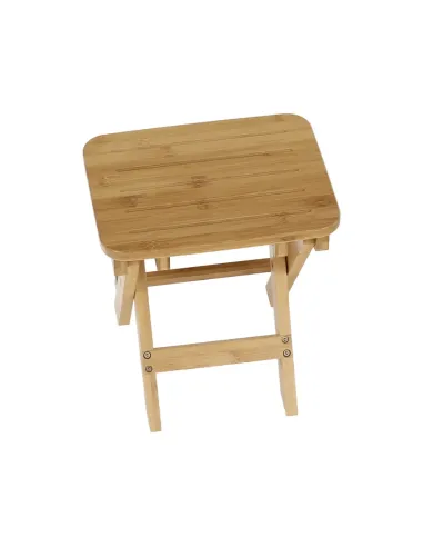 Scaun DENICE living/birou 33x25x33 cm Bambus natural | MobilaOK