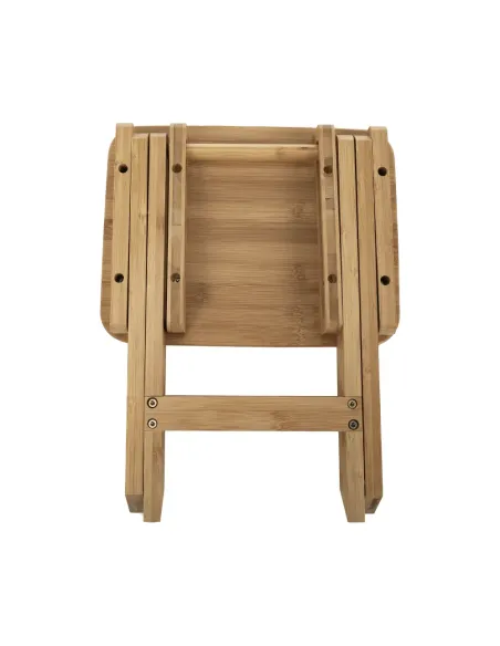 Scaun DENICE living/birou 33x25x33 cm Bambus natural | MobilaOK