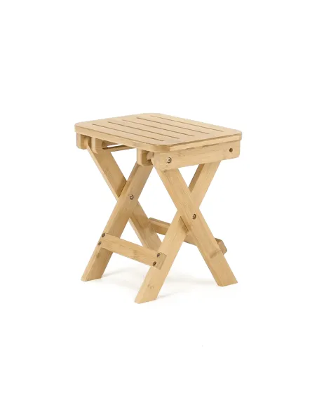 Scaun DENICE living/birou 33x25x33 cm Bambus natural | MobilaOK