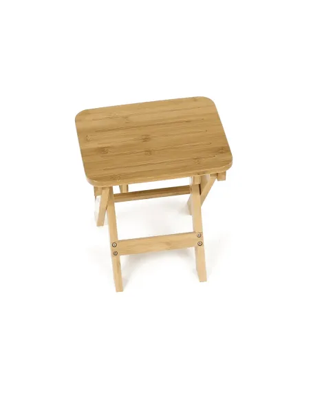 Scaun DENICE living/birou 33x25x33 cm Bambus natural | MobilaOK