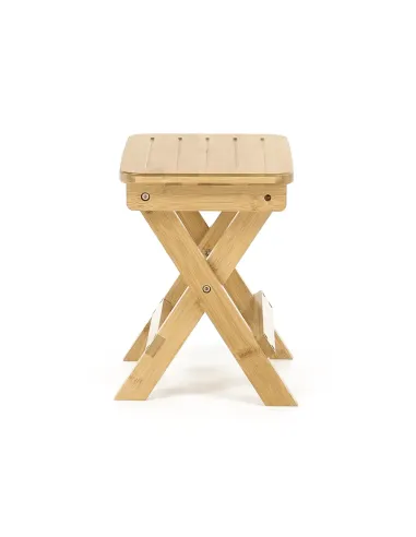 Scaun DENICE living/birou 33x25x33 cm Bambus natural | MobilaOK