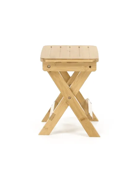 Scaun DENICE living/birou 33x25x33 cm Bambus natural | MobilaOK