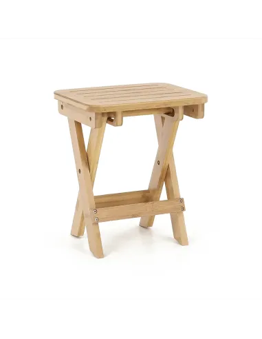 Scaun DENICE living/birou 33x25x33 cm Bambus natural | MobilaOK