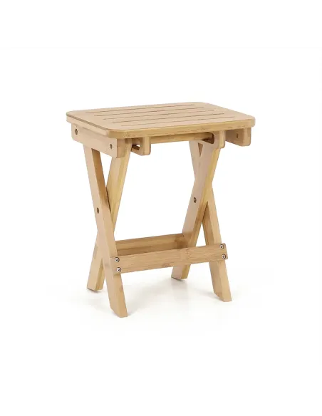 Scaun DENICE living/birou 33x25x33 cm Bambus natural | MobilaOK