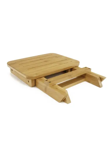 Scaun DENICE living/birou 33x25x33 cm Bambus natural | MobilaOK