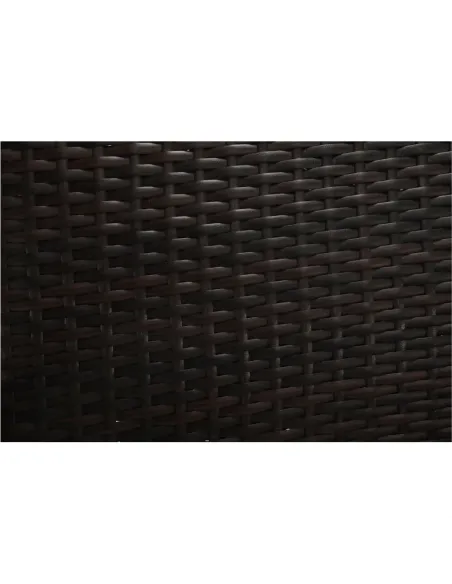Set Grădină LALIT cu Măsuță și Perne, 125x48x87 cm, Ratan Artificial și Oțel | MobilaOK