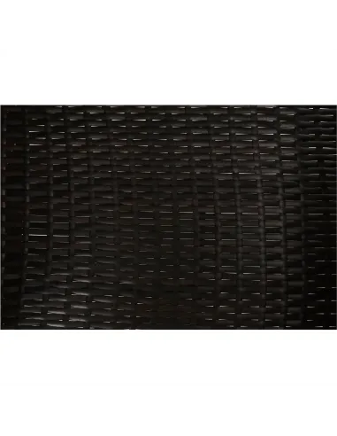 Set Grădină LALIT cu Măsuță și Perne, 125x48x87 cm, Ratan Artificial și Oțel | MobilaOK