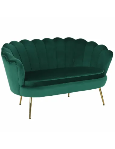 Bancă NOBLIN, Art Deco, hol/dormitor, 135x75x78 cm, catifea/metal | MobilaOK