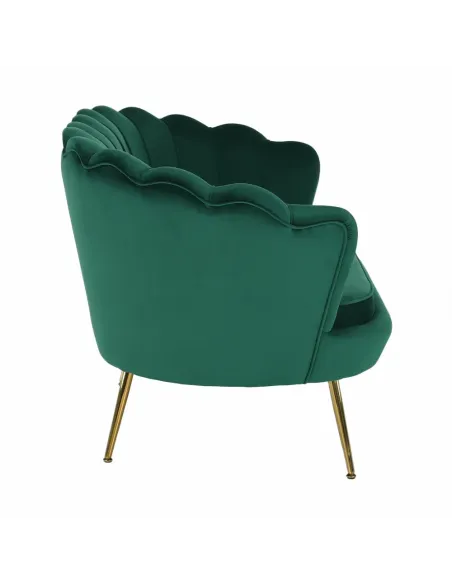 Bancă NOBLIN, Art Deco, hol/dormitor, 135x75x78 cm, catifea/metal | MobilaOK