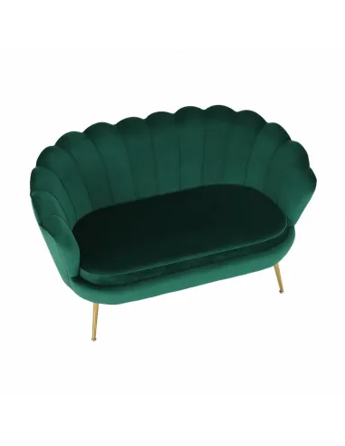 Bancă NOBLIN, Art Deco, hol/dormitor, 135x75x78 cm, catifea/metal | MobilaOK