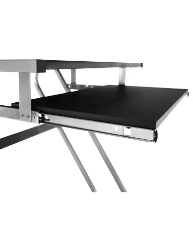 Masă PC JOFRY, pentru birou/home office, 60x53.5x75 cm, din metal și MDF | MobilaOK