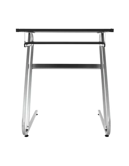 Masă PC JOFRY, pentru birou/home office, 60x53.5x75 cm, din metal și MDF | MobilaOK