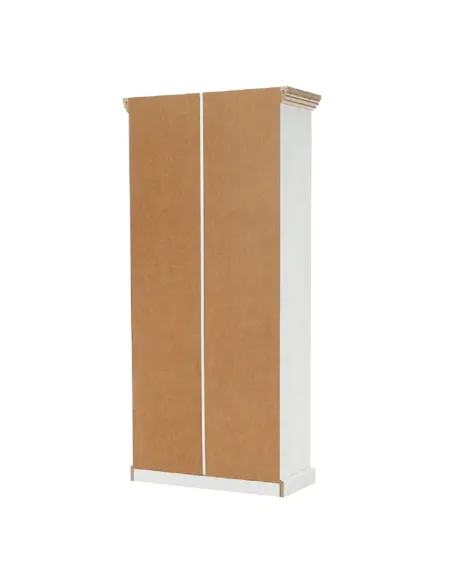 Vitrină ROYAL W4D, living/dormitor, 87x187x39 cm, PAL melaminat pin nordic/stejar sălbatic | MobilaOK