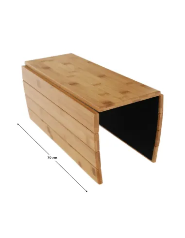 Cotieră KONDELA, living, 48x39x1 cm, bambus natural | MobilaOK