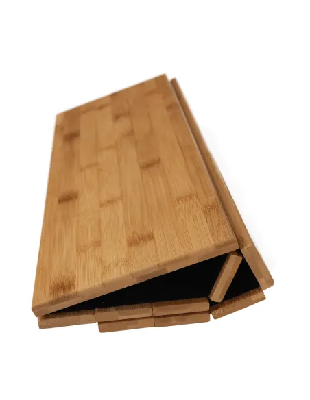 Cotieră KONDELA, living, 48x39x1 cm, bambus natural | MobilaOK