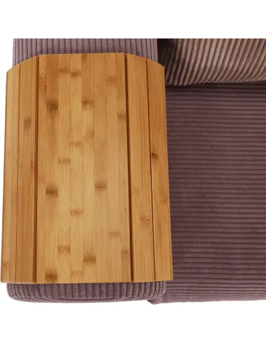 Cotieră KONDELA, living, 48x39x1 cm, bambus natural | MobilaOK