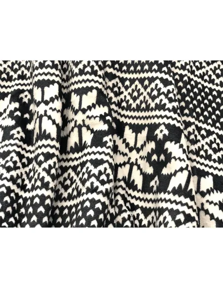 Pătură MALENA, motiv iarnă, 150x200 cm, poliester imitație miel | MobilaOK