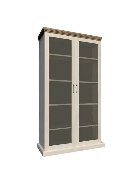Vitrină ROYAL WS pentru living/dormitor, 87x187x39 cm, din PAL melaminat | MobilaOK