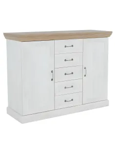 Comodă ROYAL K2D, dormitor/living, 127x98x46 cm, PAL melaminat | MobilaOK