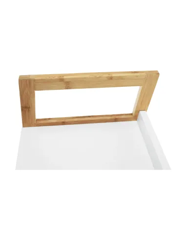 Etajeră KOEN TYP 1 pentru living, dormitor, birou, 63x77.5x36 cm, din MDF și bambus | MobilaOK
