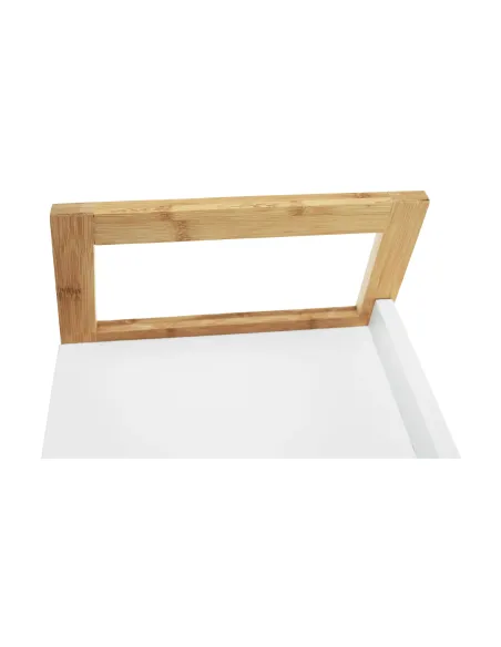 Etajeră KOEN TYP 1 pentru living, dormitor, birou, 63x77.5x36 cm, din MDF și bambus | MobilaOK