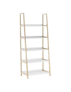 Etajeră KOEN TYP 3 pentru living/dormitor/birou, 63x149x36 cm, din MDF lăcuit | MobilaOK