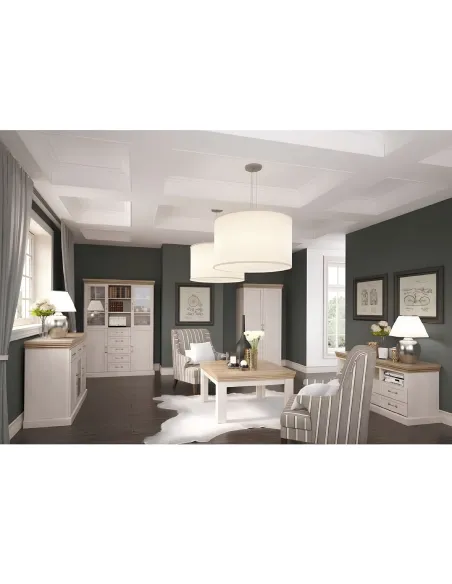 Comodă ROYAL K2D, dormitor/living, 127x98x46 cm, PAL melaminat | MobilaOK