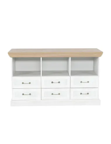 Comodă TV ROYAL RS, living/dormitor, 127x75x46 cm, PAL melaminat | MobilaOK