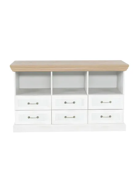 Comodă TV ROYAL RS, living/dormitor, 127x75x46 cm, PAL melaminat | MobilaOK