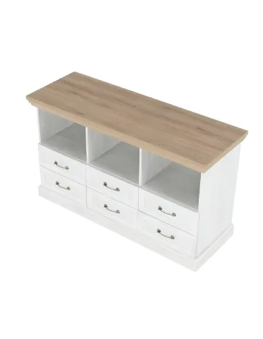 Comodă TV ROYAL RS, living/dormitor, 127x75x46 cm, PAL melaminat | MobilaOK