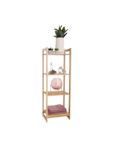 Poliță IMPEROR TYPE 2, living/dormitor/birou, 35x25x100.3 cm, bambus natural | MobilaOK