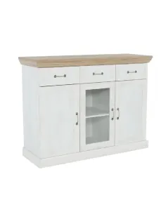 Comodă ROYAL K1S pentru living/dormitor, 127x98x46 cm, PAL melaminat | MobilaOK