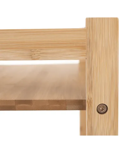 Poliță IMPEROR TYPE 2, living/dormitor/birou, 35x25x100.3 cm, bambus natural | MobilaOK