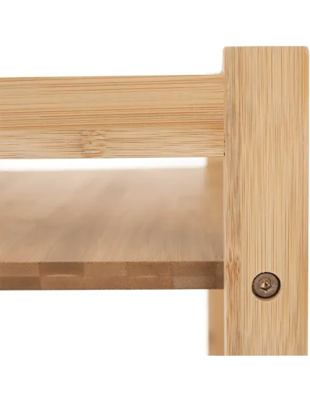 Poliță IMPEROR TYPE 2, living/dormitor/birou, 35x25x100.3 cm, bambus natural | MobilaOK