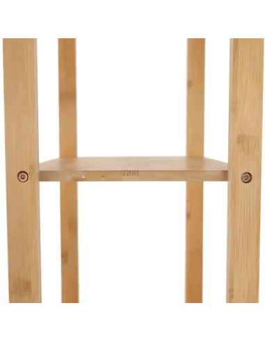 Poliță IMPEROR TYPE 2, living/dormitor/birou, 35x25x100.3 cm, bambus natural | MobilaOK