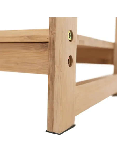 Poliță IMPEROR TYPE 2, living/dormitor/birou, 35x25x100.3 cm, bambus natural | MobilaOK