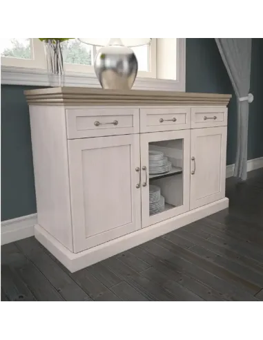 Comodă ROYAL K1S pentru living/dormitor, 127x98x46 cm, PAL melaminat | MobilaOK