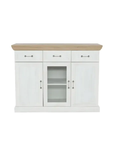 Comodă ROYAL K1S pentru living/dormitor, 127x98x46 cm, PAL melaminat | MobilaOK