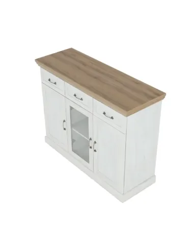 Comodă ROYAL K1S pentru living/dormitor, 127x98x46 cm, PAL melaminat | MobilaOK