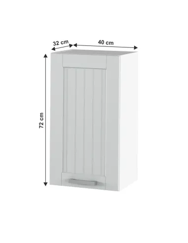 Dulap Superior (corp suspendat), JULIA TYP 4, dormitor/hol, 40x72x32 cm, PAL melaminat/MDF folie | MobilaOK