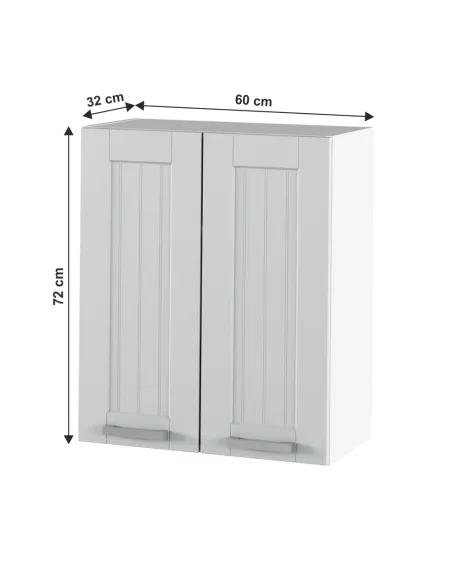 Dulap Superior JULIA, Bucătărie/Living, 60x72x32 cm, PAL melaminat/MDF folie | MobilaOK