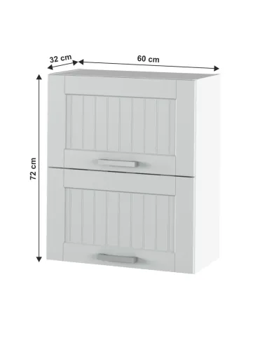 Dulap Superior JULIA TYP 7, Bucătărie/Hol, 60x72x32 cm, PAL melaminat/MDF folie | MobilaOK