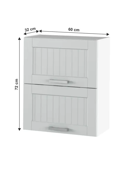 Dulap Superior JULIA TYP 7, Bucătărie/Hol, 60x72x32 cm, PAL melaminat/MDF folie | MobilaOK