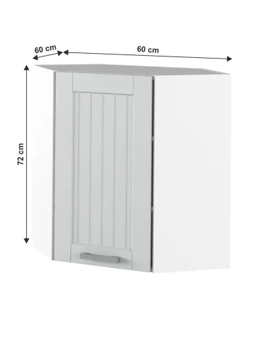 Dulap superior, JULIA TYP 10, bucătărie, 60x72x60 cm, PAL melaminat/MDF folie | MobilaOK