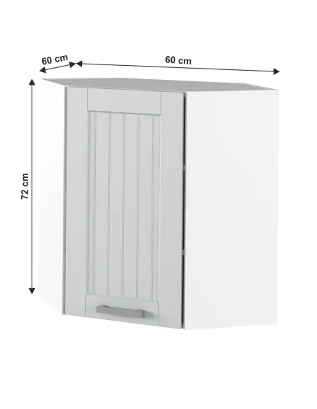 Dulap superior, JULIA TYP 10, bucătărie, 60x72x60 cm, PAL melaminat/MDF folie | MobilaOK