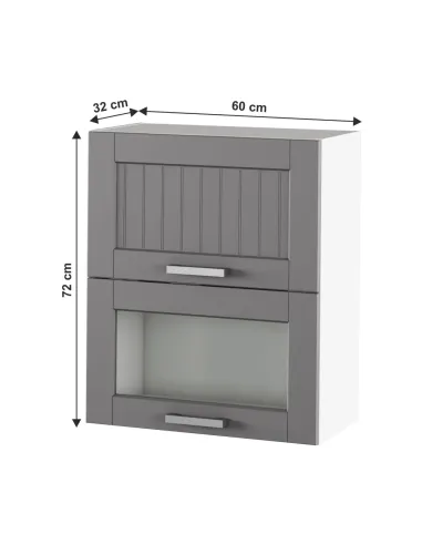 Dulap Superior JULIA TYP 8, Bucătărie, 60x72x32 cm, PAL Melaminat/MDF Folie | MobilaOK